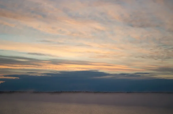 Amanecer junto al mar Blanco — Foto de Stock