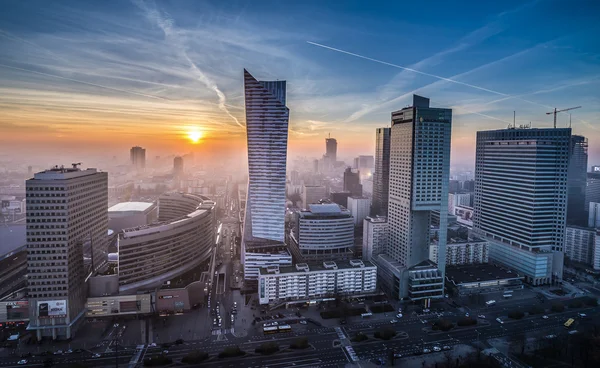 Blick in Warschau lizenzfreie Stockfotos