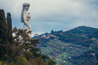 Statue in Tbilisi clipart