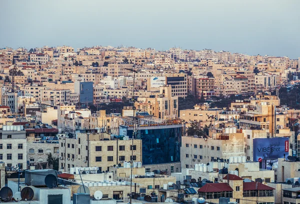 Amman'ın havadan görünümü — Stok fotoğraf