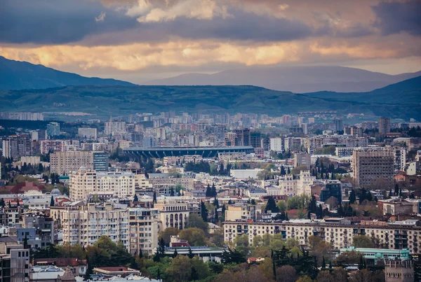 Vista aérea em Tbilisi — Fotografia de Stock
