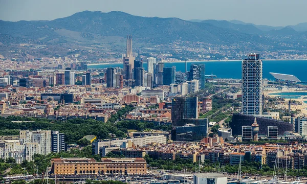 Widok w Barcelona — Zdjęcie stockowe