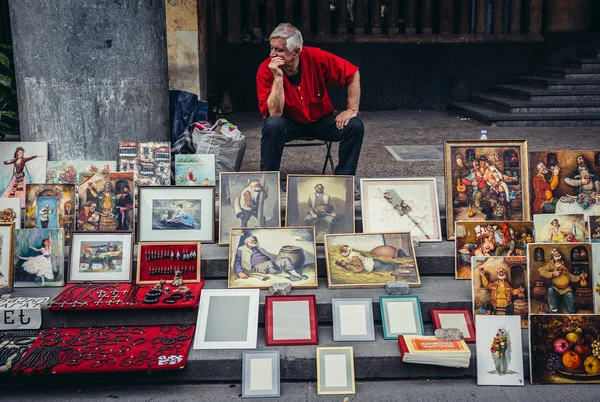 Картины Тбилиси — стоковое фото