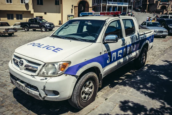 Police in Sighnaghi — Stock Photo, Image