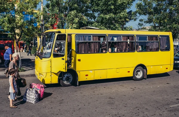 Bus in Georgien — Stockfoto