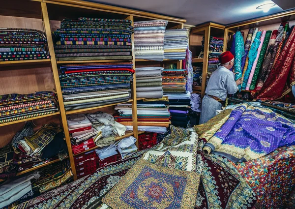 Textile shop in Jerusalem — Stock Photo, Image