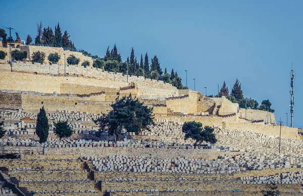 Begraafplaats in Jeruzalem — Stockfoto