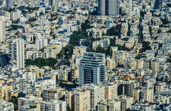 Вид с воздуха в Тель-Авиве — стоковое фото