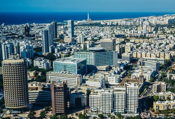 Luftaufnahme in Tel Aviv lizenzfreie Stockbilder