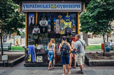 Souvenirs in Kiev clipart