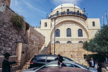 Synagogue in Jerusalem clipart