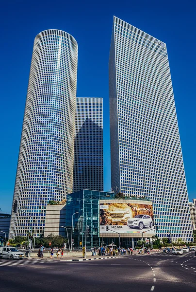 Tel-Aviv-a modern építészet — Stock Fotó