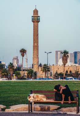 Minaret in Tel Aviv clipart