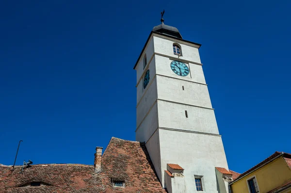 Torre famosa de Sibiu — Foto de Stock