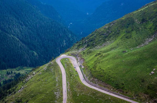 Transfagarasan autostrady w Rumunii — Zdjęcie stockowe