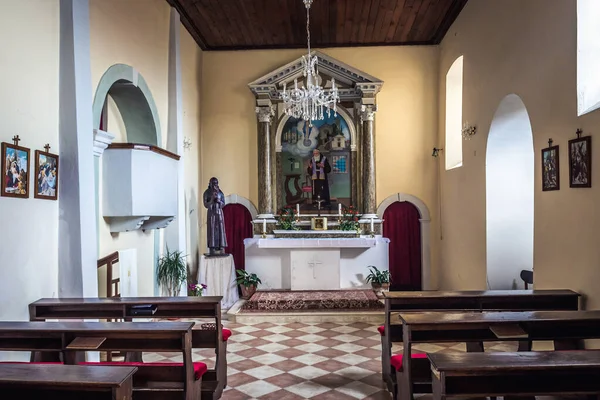 Herceg Novi Montenegro Mei 2017 Altaar Van Kleine Kerk Leopold — Stockfoto