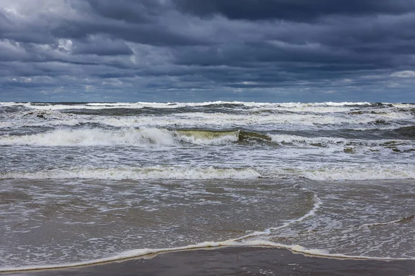 Playa Katy Rybackie Pequeño Pueblo Turístico Situado Escupida Del Vístula — Foto de Stock