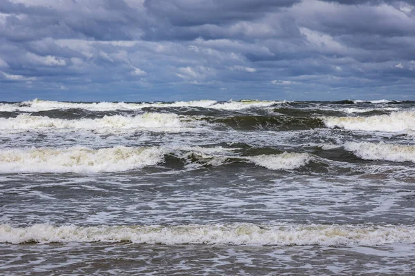 Playa Del Mar Báltico Vístula Escupir Entre Laguna Del Vístula — Foto de Stock