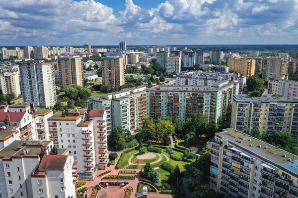 Bostadsfastighet Goclaw Del Stadsdelen South Praga Warszawa Polens Huvudstad — Stockfoto