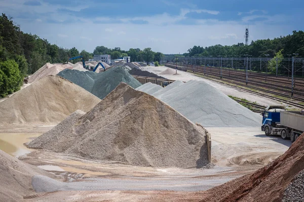 Terreno Produzione Cemento Rembertow Parte Varsavia Capitale Della Polonia — Foto Stock