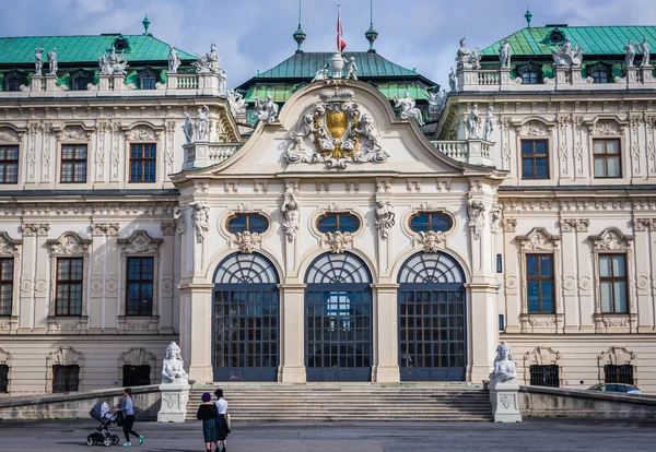 Viena Austria Abril 2018 Palacio Del Belvedere Superior Ciudad Viena —  Fotos de Stock