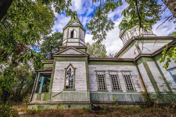 Igreja Ortodoxa Madeira São Miguel Krasne Pequena Aldeia Localizada Área — Fotografia de Stock