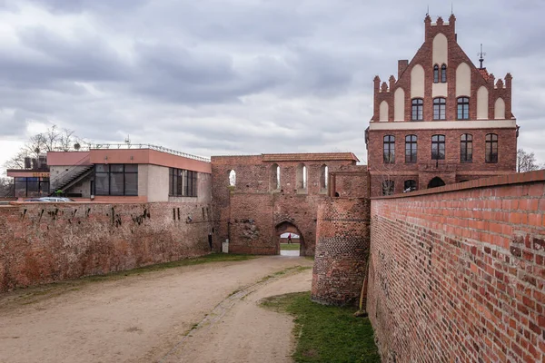Das Spätmittelalterliche Gebäude Der Georgs Bruderschaft Vom Burggraben Historischen Teil — Stockfoto
