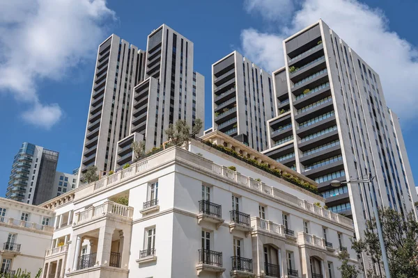 Edifícios Apartamentos Clássicos Modernos Beirute Capital Líbano — Fotografia de Stock