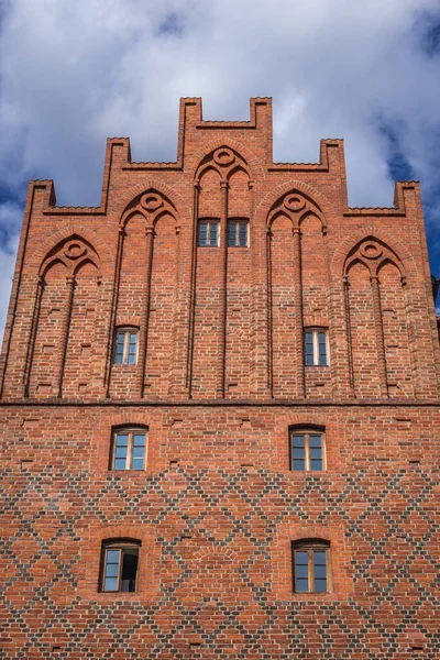 Dos Portões Cidade Velha Cidade Olsztyn Polônia Chamado Portão Superior — Fotografia de Stock