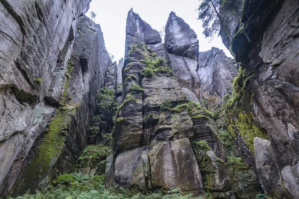 Teplice Rocks Part Adrspach Teplice Landscape Park Broumov Highlands Region — Stock Photo, Image
