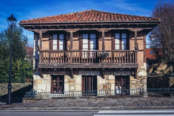 Santillana Del Mar Spagna Gennaio 2019 Antico Edificio Nella Città — Foto Stock