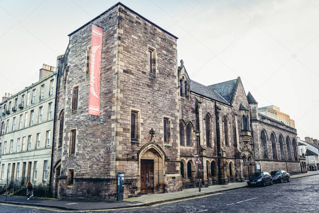 Edimburgo, Escocia 15 de enero de 2020 Exterior del edificio de