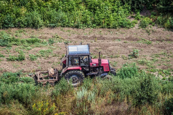 Trebujeni Moldavië Juli 2019 Agrimotor Een Veld Bij Oud Orhei — Stockfoto