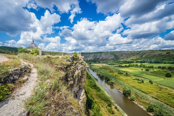 Trebujeni Moldavië Juli 2019 Uitzicht Vanuit Lucht Vanaf Het Pad — Stockfoto