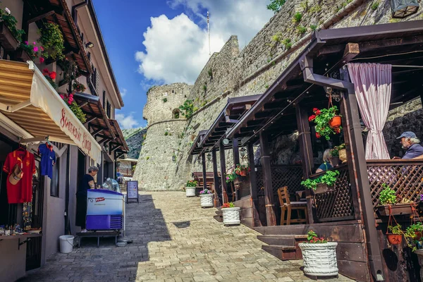 Stari Bar Černá Hora Května 2017 Street Stari Bar Town — Stock fotografie