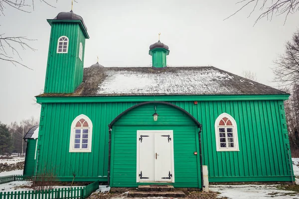 Moskee Kruszyniany Dorp Voornamelijk Een Lipka Tataren Nederzetting Podlasie Regio — Stockfoto