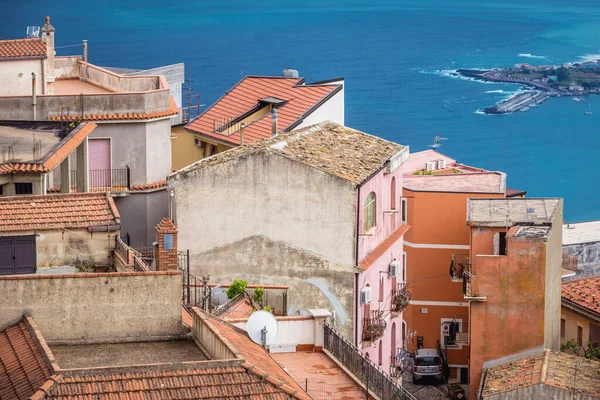 Castelmola Itália Maio 2019 Edifícios Castelmola Cidade Ilha Sicília — Fotografia de Stock