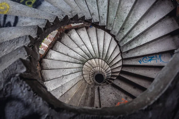 Escaleras Castillo Lapalice Pueblo Construcción Autorizada Más Grande Jamás Desarrollado —  Fotos de Stock