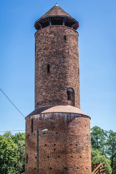 Polonya Nın Batı Pomeranya Bölgesindeki Gryfice Kasabasındaki Tarihi Toz Kulesi — Stok fotoğraf
