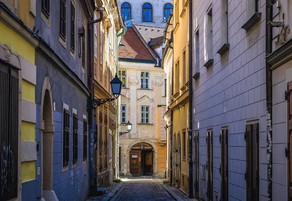 Bratislava Slowakei April 2018 Zamocnicka Straße Historischen Teil Der Hauptstadt — Stockfoto