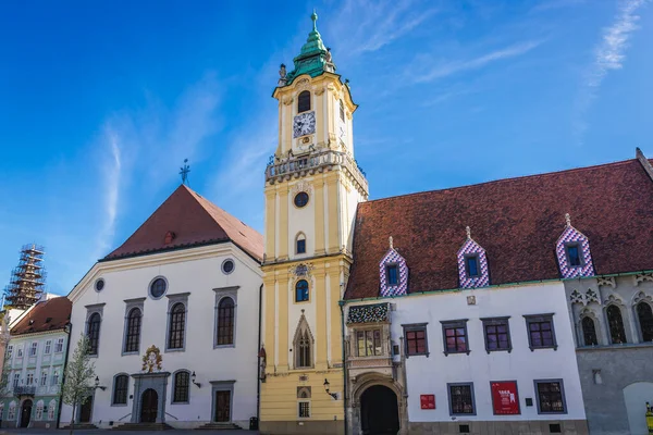 Bratislava Slovaquie Avril 2018 Ancienne Mairie Dans Quartier Historique Bratislava — Photo