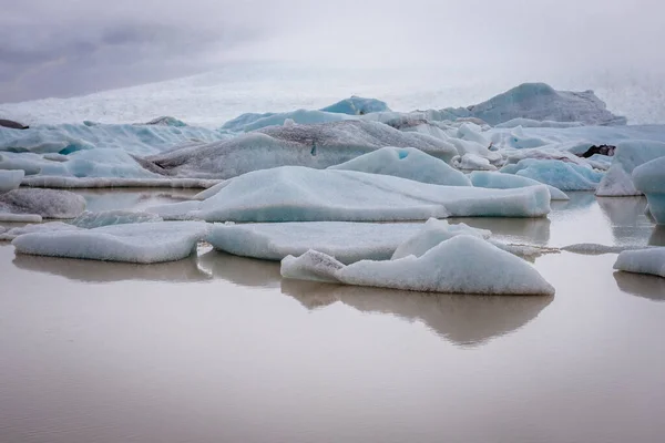 Zlanda Nın Güneydoğu Bölgesinde Bulunan Fjallsarlon Gölü — Stok fotoğraf