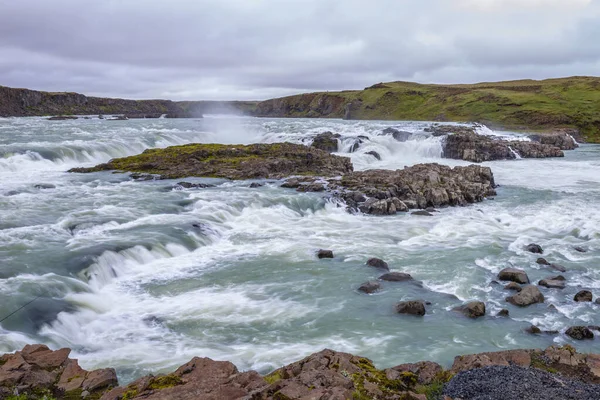 Thjorsa Folyó Urridafoss Vízeséssel Izland Déli Részén — Stock Fotó