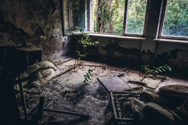 Afdeling Het Ziekenhuis Van Pripyat Verlaten Stad Tsjernobyl Exclusion Zone — Stockfoto