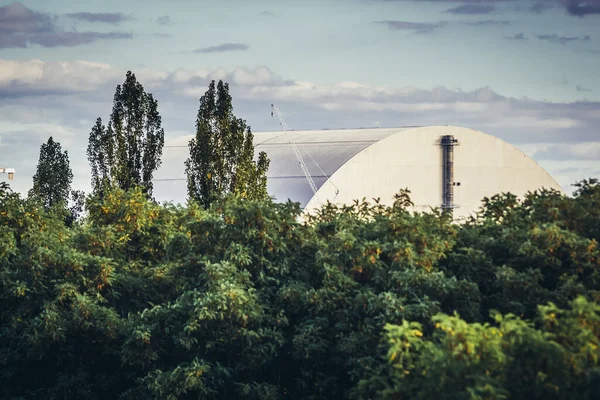 ウクライナのチェルノブイリ原子力発電所の新安全性確認について — ストック写真