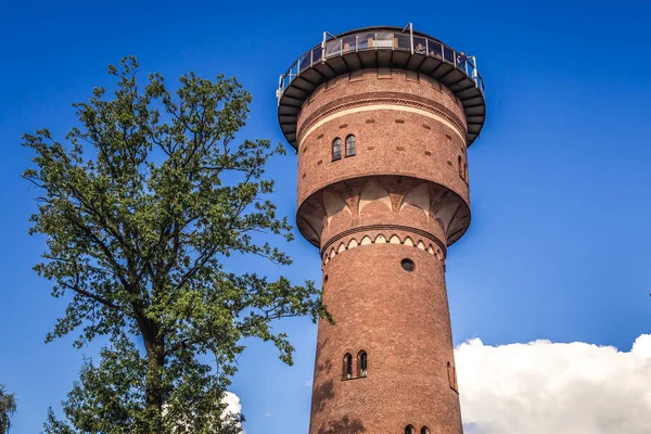 Gizycko Polonia Agosto 2017 Torre Agua Histórica Ciudad Gizycko Región — Foto de Stock