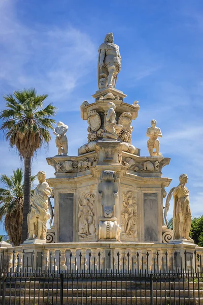 Palermo Italia Mayo 2019 Monumento Teatro Marmoreo Palermo Capital Isla —  Fotos de Stock