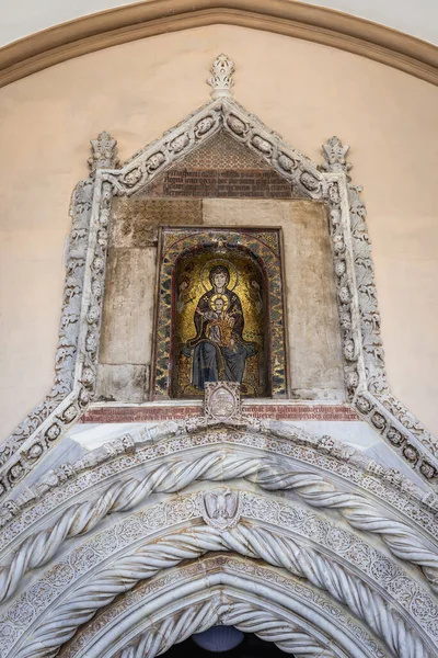Palermo Itália Maio 2019 Detalhes Assunção Catedral Virgem Maria Palermo — Fotografia de Stock