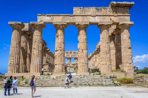 Selinunte Italy May 2019 Ruins Hera Temple Selinunte Ancient City — Stock fotografie