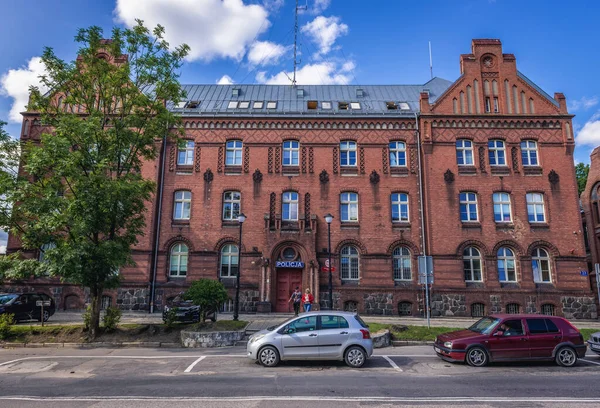 Allenstein Polen August 2017 Polizeihauptquartier Allenstein Hauptstadt Der Woiwodschaft Ermland — Stockfoto